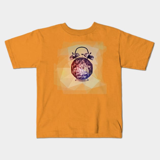 Space-Time Clock Kids T-Shirt by DavidCentioli